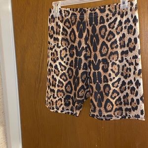 SHEIN Leopard print shorts